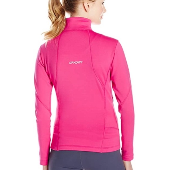 Spyder Pink Active Jacket Lightweight Performance Outerwear Medium - Picture 2 of 5